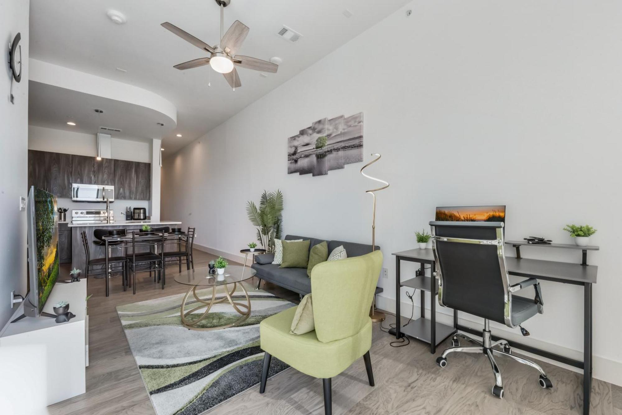 Snazzy Loft Style 2Br I Gym I Parking I Workspace Dallas Bagian luar foto